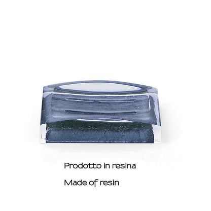 Portasapone da appoggio Gedy modello Antares - Blu