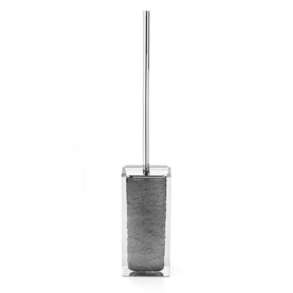 Scopino da appoggio con ciuffo in setole Gedy serie Antares - Grigio by CeramicStore | Lo specialista del tuo bagno