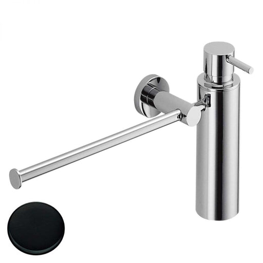 Dispenser Sapone con porta salviette Bidet finitura Nero opaco collezione Plus di Colombo Design by CeramicStore | Lo specialista del tuo bagno
