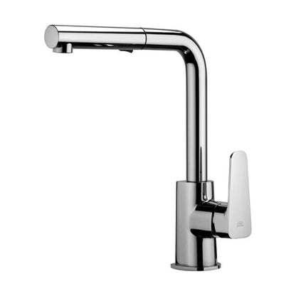 Miscelatore lavello monoforo con canna orientabile e doccia estraibile a 2 getti SLY di Paffoni - Cromo by CeramicStore | Lo specialista del tuo bagno