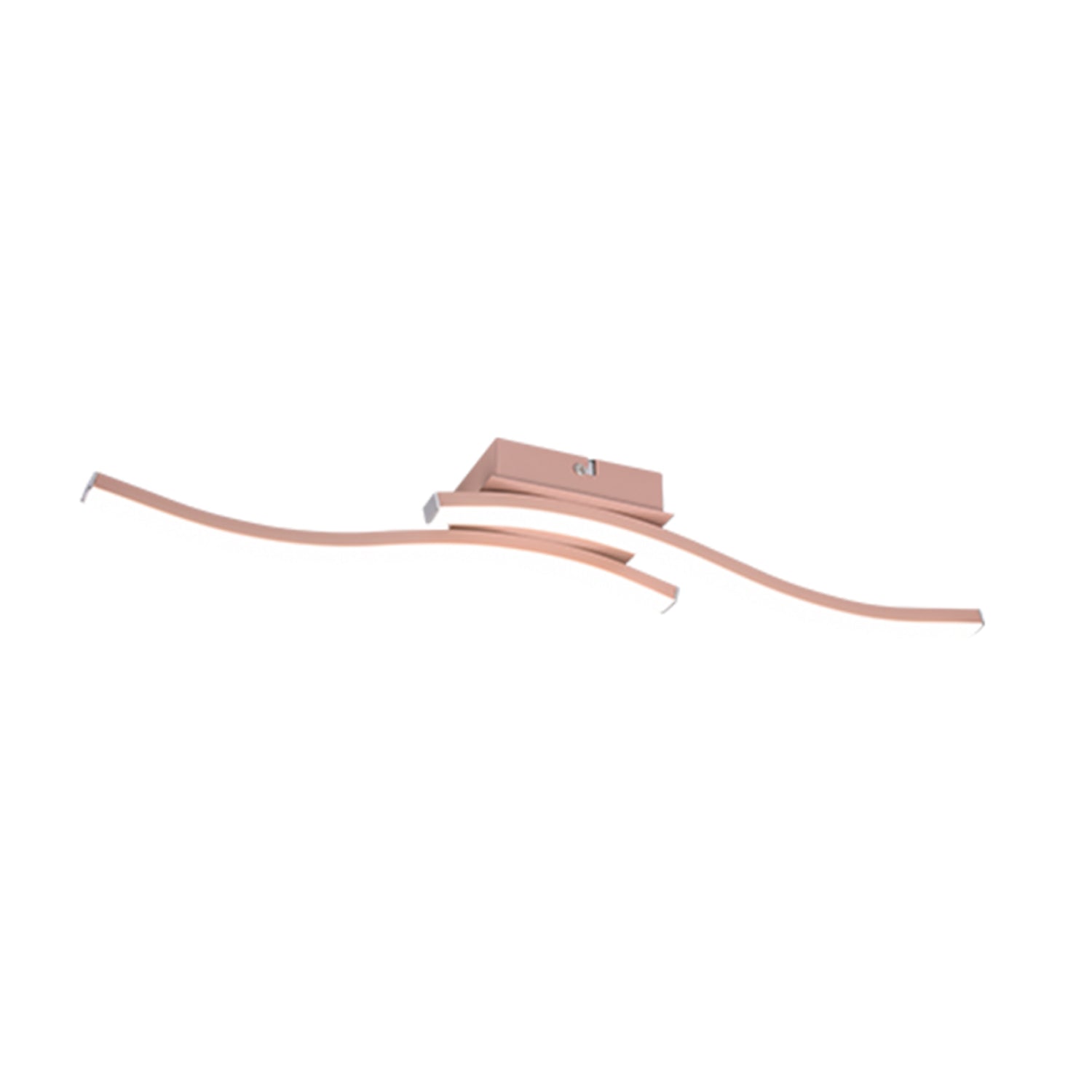 Plafoniera Led Route a 2 luci - Oro rosa by CeramicStore | Lo specialista del tuo bagno