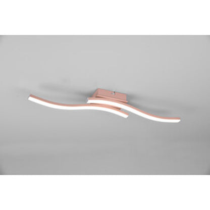 Plafoniera Led Route a 2 luci - Oro rosa by CeramicStore | Lo specialista del tuo bagno