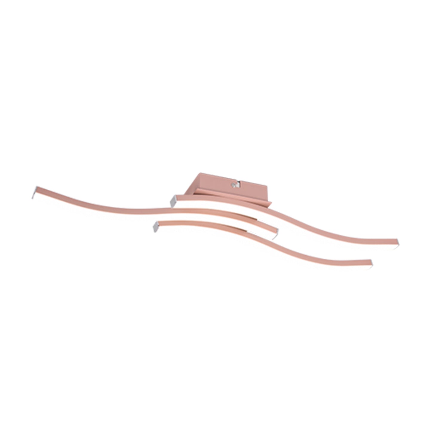 Plafoniera Led Route a 3 luci - Oro rosa by CeramicStore | Lo specialista del tuo bagno