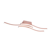 Plafoniera Led Route a 3 luci - Oro rosa by CeramicStore | Lo specialista del tuo bagno