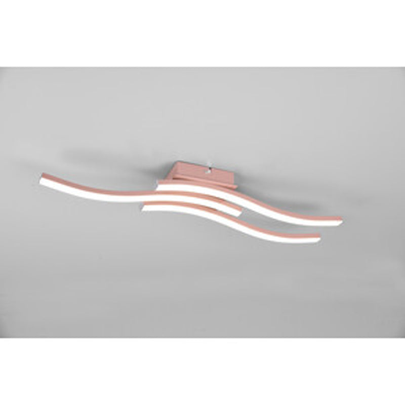 Plafoniera Led Route a 3 luci - Oro rosa by CeramicStore | Lo specialista del tuo bagno