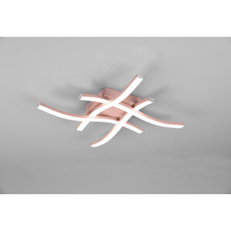 Plafoniera Led Route a 4 luci - Oro rosa by CeramicStore | Lo specialista del tuo bagno