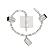 Plafoniera Michael 3 luci - Acciaio Satinato by CeramicStore | Lo specialista del tuo bagno
