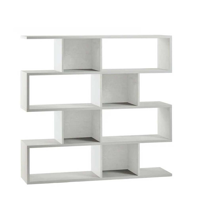 Libreria divisoria a 4 ripiani modulari finitura struttura Ossido Bianco / Finitura Ossido Bianco by Sarmog by CeramicStore | Lo specialista del tuo bagno