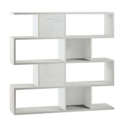 Libreria divisoria a 4 ripiani modulari finitura struttura Ossido Bianco / Finitura Ossido Bianco by Sarmog by CeramicStore | Lo specialista del tuo bagno