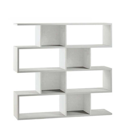 Libreria divisoria a 4 ripiani modulari finitura struttura Ossido Bianco / Finitura Ossido Bianco by Sarmog by CeramicStore | Lo specialista del tuo bagno