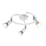 Plafoniera Paris a 3 luci - Bianco opaco by CeramicStore | Lo specialista del tuo bagno