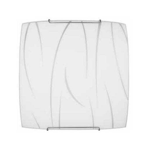 Plafoniera Simone 30 lastra in Vetro - Bianco by CeramicStore | Lo specialista del tuo bagno