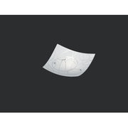 Plafoniera Spirelli 40x40 cm con decoro Cerchi - Bianco by CeramicStore | Lo specialista del tuo bagno