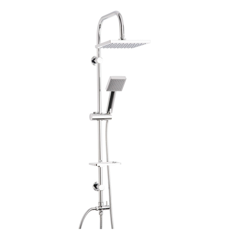 Colonna doccia modello Procida inox e soffione e doccetta in ABS Collezione Premium Shower by CeramicStore | Lo specialista del tuo bagno