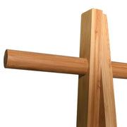 Appendiabiti in bambà¹ con due ripiani modello Mia - Bianco, Nero e Bambà¹ by CeramicStore | Lo specialista del tuo bagno