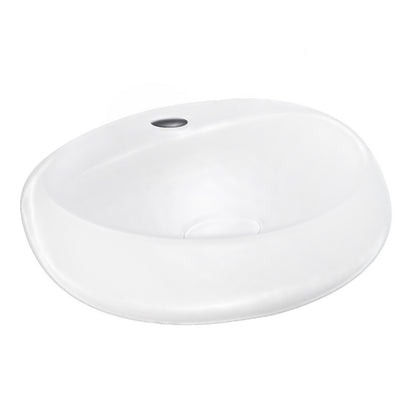 Lavabo sospeso modello Cloud Rak Ceramics cm 55x42,5 ceramica bianca lucida senza troppopieno by CeramicStore | Lo specialista del tuo bagno