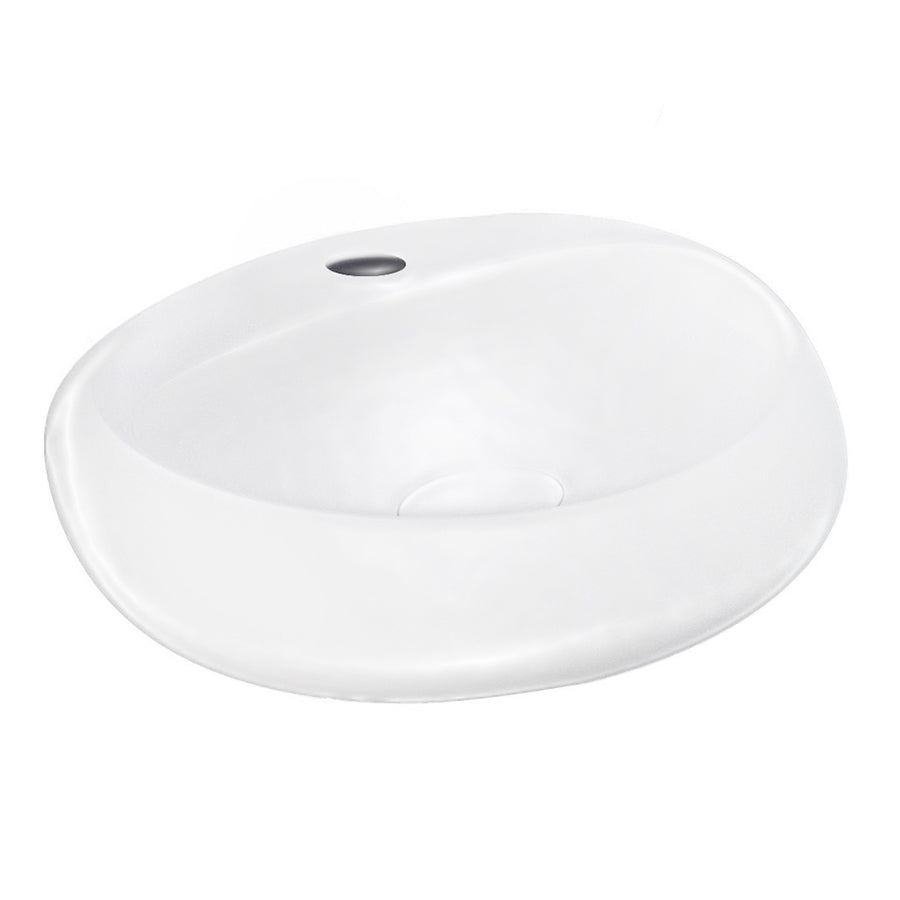 Lavabo sospeso modello Cloud Rak Ceramics cm 55x42,5 ceramica bianca lucida senza troppopieno by CeramicStore | Lo specialista del tuo bagno
