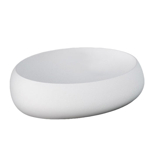 Lavabo da appoggio modello Cloud Rak Ceramics cm 58x40 ceramica bianco opaco