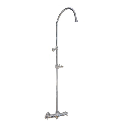 Colonna doccia tonda 2,2cm in ottone con deviatore termostatico TM3S by CeramicStore | Lo specialista del tuo bagno