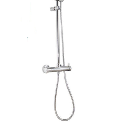 Colonna doccia 2,4cm in ottone con soffione Chelsea e termostatico TM3C by CeramicStore | Lo specialista del tuo bagno
