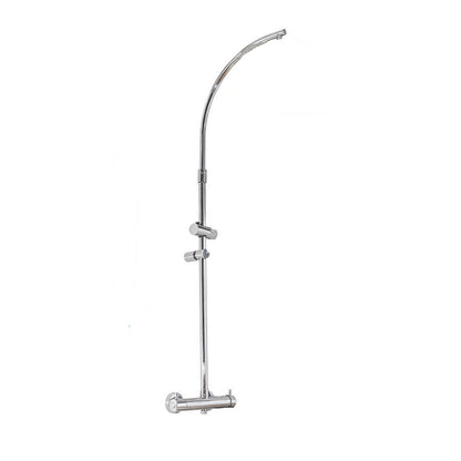 Colonna doccia 2,4cm in ottone con soffione Chelsea e termostatico TM3C by CeramicStore | Lo specialista del tuo bagno