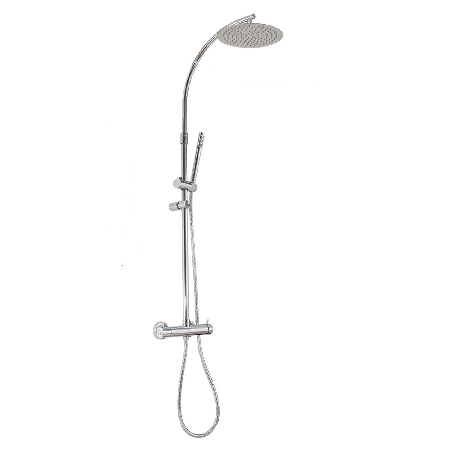 Colonna doccia 2,4cm in ottone con soffione Chelsea e deviatore MX3C by CeramicStore | Lo specialista del tuo bagno