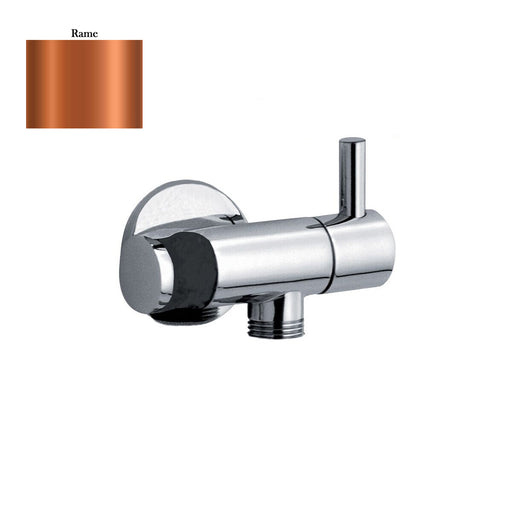 Rubinetto per idroscopino in ottone con supporto doccia acqua fredda rame by CeramicStore | Lo specialista del tuo bagno