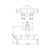 Rubinetto per idroscopino in ottone acqua fredda by CeramicStore | Lo specialista del tuo bagno