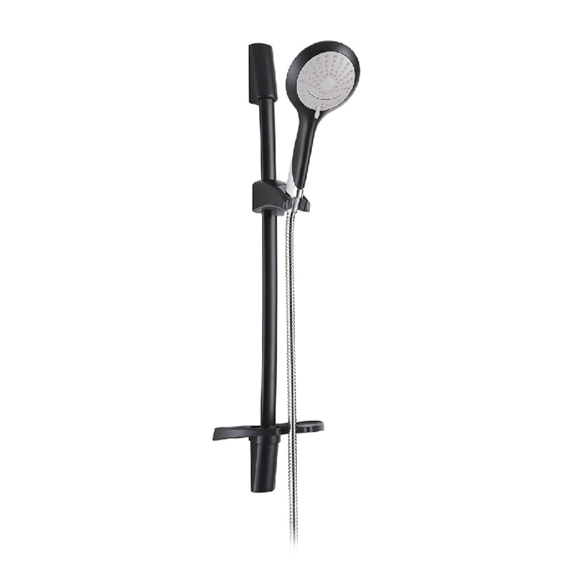 Saliscendi doccia modello 15107 completo di doccia e portasapone - Nero by CeramicStore | Lo specialista del tuo bagno