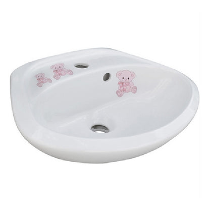 Lavabo Infanzia Orsetta della Linea Baby 45x35,5 cm - Bianco by CeramicStore | Lo specialista del tuo bagno