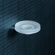 Porta Sapone  da appoggio in ottone cromato  Colombo Design collezione Mini