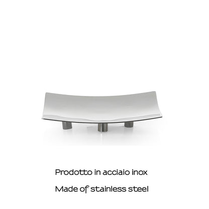 Portasapone in Acciaio Inox Gedy serie Nemesia - Lucido - VERSIONE OUTLET