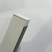 Doccino squadrato con ugelli anticalcare in ottone bianco opaco - VERSIONE OUTLET by CeramicStore | Lo specialista del tuo bagno