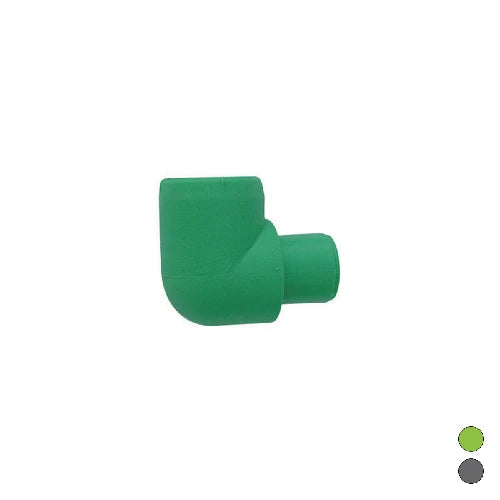Gomito liscio 90 mf in polipropilene diam. 20