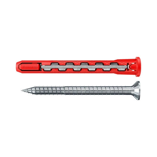 Tassello in nylon e acciaio con vite hybrid power fus 10x90 pz 50