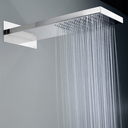 Soffione doccia in acciaio Bossini Manhattan con kit duplex Flat One by CeramicStore | Lo specialista del tuo bagno