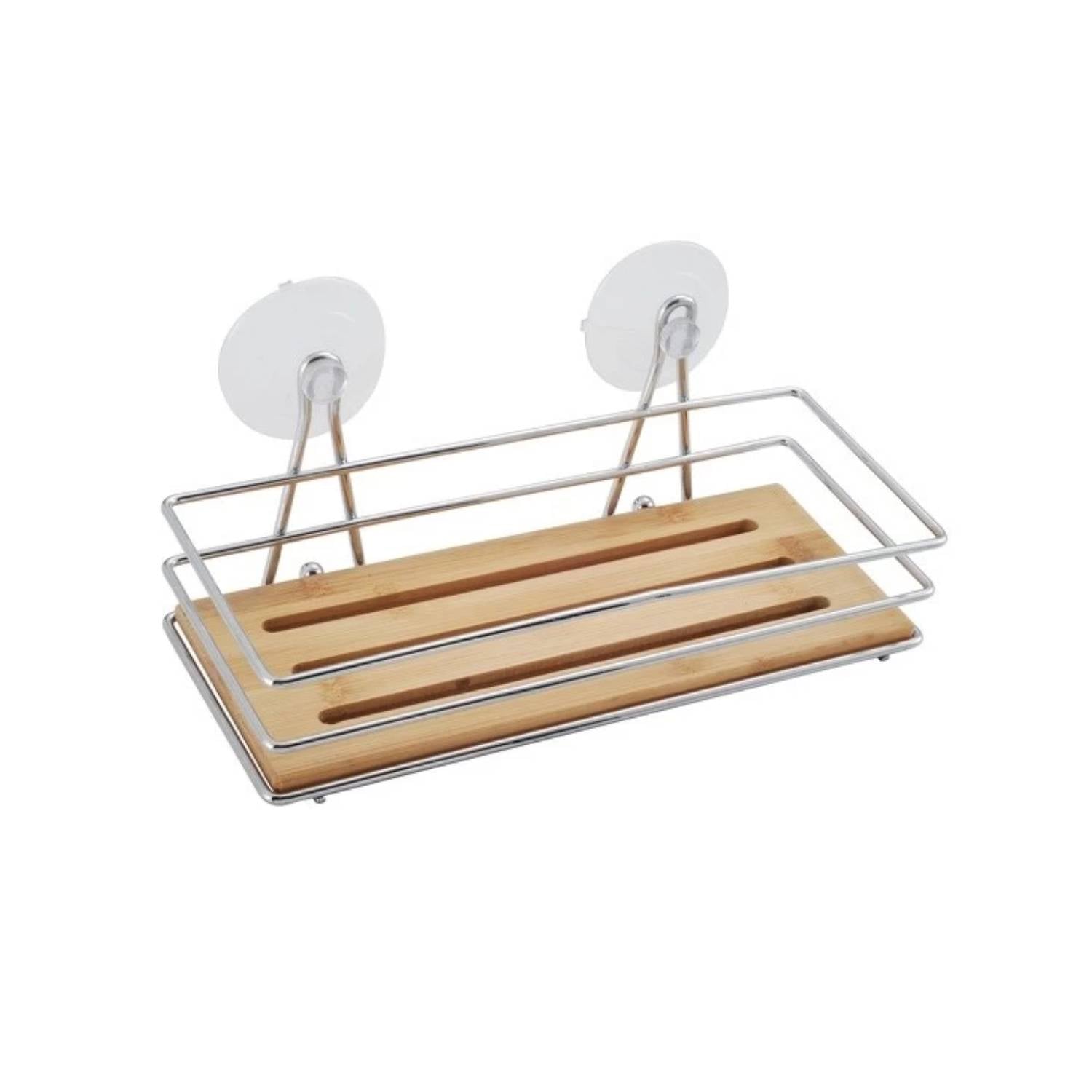 Mensola doccia con ventosa di plastica in bambà¹ e cromato by CeramicStore | Lo specialista del tuo bagno