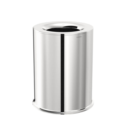 Cestino bagno da terra in acciaio cromato inossidabile della collezione 'Architect s+' by Cosmic by CeramicStore | Lo specialista del tuo bagno