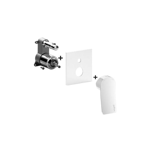 Set esterno miscelatore incasso doccia a 2 uscite Paffoni serie Tilt - Bianco Opaco by CeramicStore | Lo specialista del tuo bagno