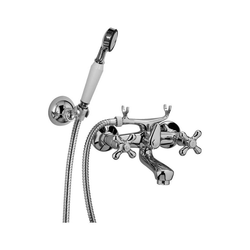 Badewannengarnitur mit Handbrause Serie Iris Modell IRV025CR verchromt — CeramicStore