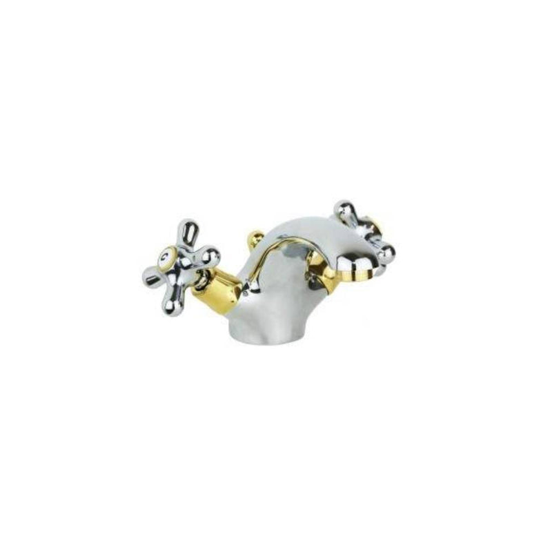 Rubinetto monoforo lavabo serie Iris modello IRV075CO cromato oro Paffoni by CeramicStore | Lo specialista del tuo bagno