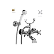 Gruppo vasca/doccia lusso con deviatore e flessibili da 1500 mm Paffoni serie Viola - Bronzato by CeramicStore | Lo specialista del tuo bagno