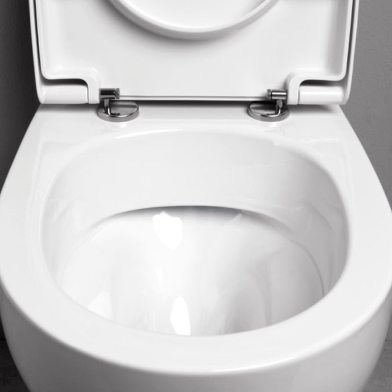 Sanitari filomuro Experience-bidet wc senza brida con scarico traslato e sedile soft close 54