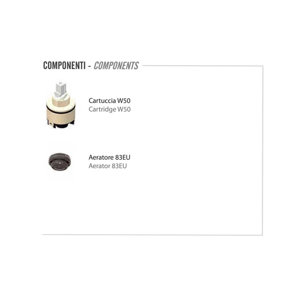 Miscelatore Monocomando Lavabo cromato senza scarico collezione Energy di Remer Rubinetterie by CeramicStore | Lo specialista del tuo bagno