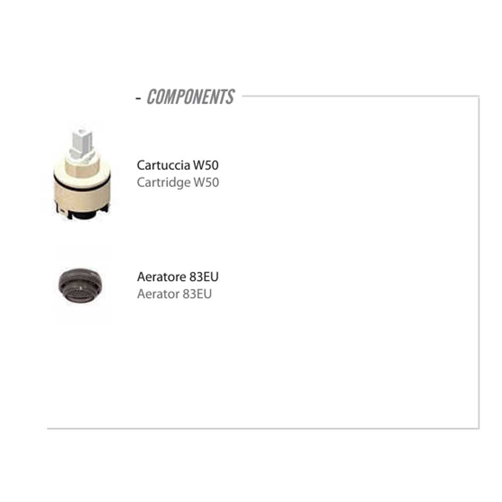 Set di miscelatori Lavabo e Bidet senza scarico finitura cromata collezione Energy di Remer Rubinetterie by CeramicStore | Lo specialista del tuo bagno