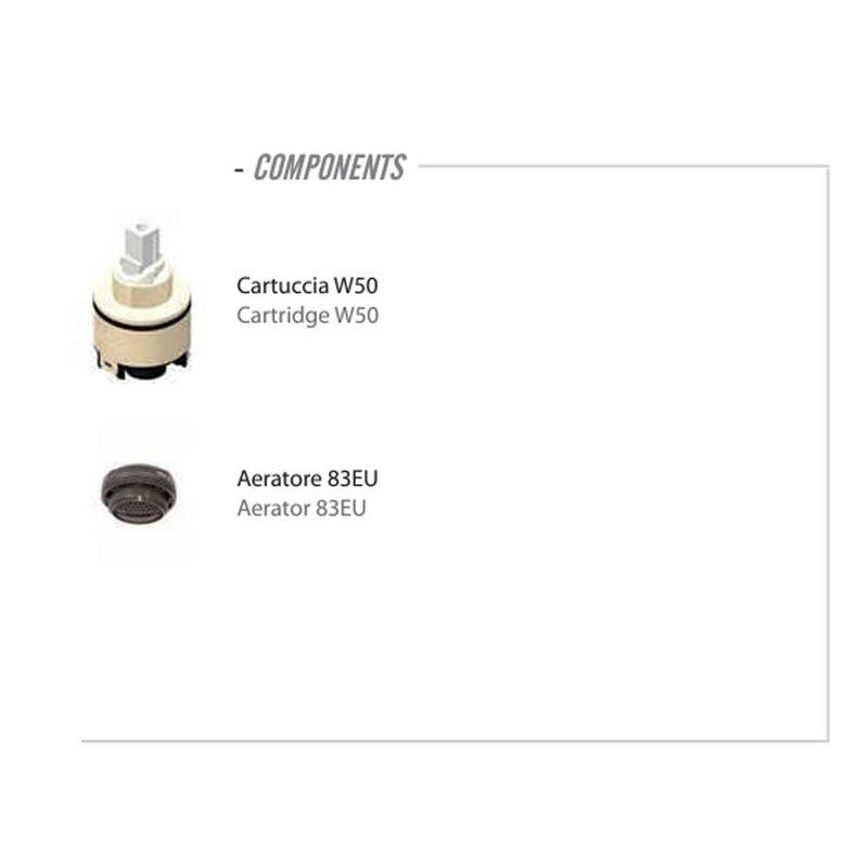 Set di miscelatori Lavabo e Bidet senza scarico finitura cromata collezione Energy di Remer Rubinetterie by CeramicStore | Lo specialista del tuo bagno
