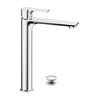Miscelatore Monocomando Lavabo Alto cromato con scarico collezione Energy di Remer Rubinetterie by CeramicStore | Lo specialista del tuo bagno