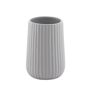 Portaspazzolini da appoggio in ceramica Gedy modello Marika - Grigio