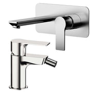 Set di miscelatori Lavabo incasso con bocca da 18 cm e Bidet senza scarico finitura cromata collezione Energy di Remer Rubinetterie by CeramicStore | Lo specialista del tuo bagno