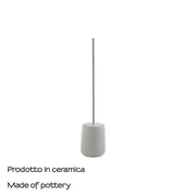 Scopino da appoggio in ceramica Gedy modello Marika - Grigio by CeramicStore | Lo specialista del tuo bagno